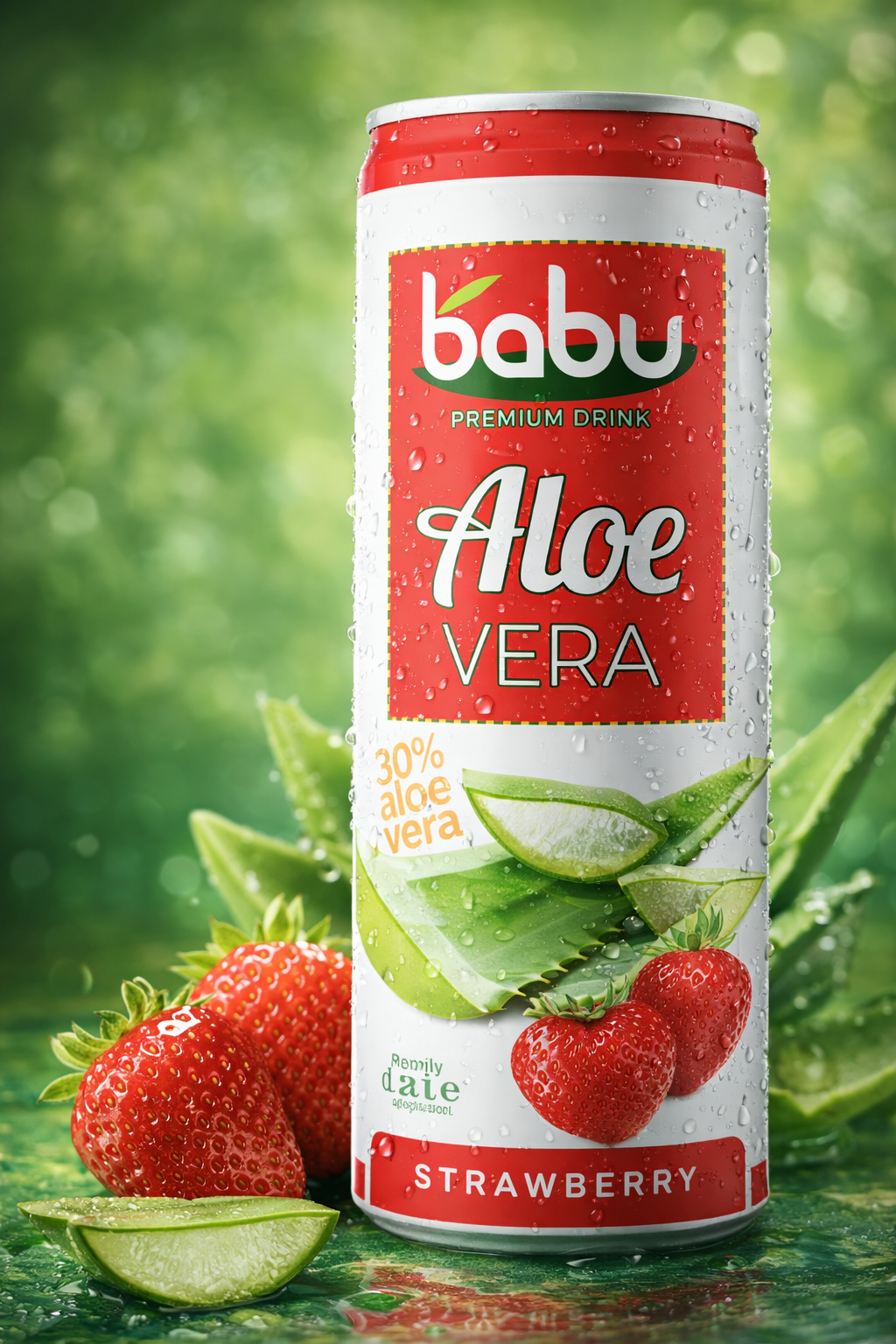 BABU aloe vera nápoj jahoda