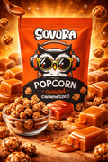 Karamelizovaný popkorn, príchuť karamel, 90g balenie