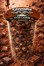 Karamelizovaný popkorn, príchuť čokoláda (pohár, 60 g)