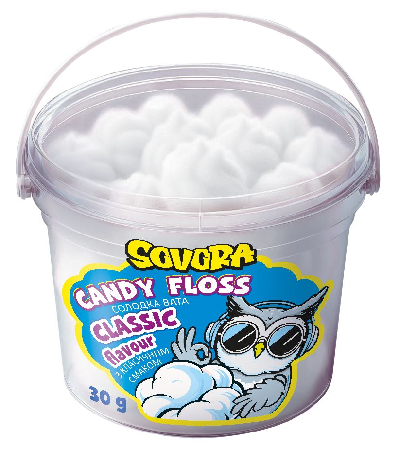 Cukrová vata (vedierko, 30 g)